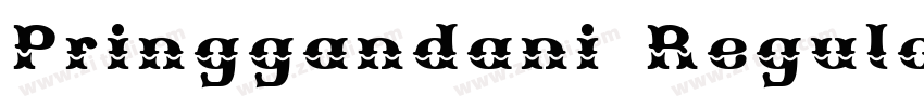 Pringgandani Regular字体转换